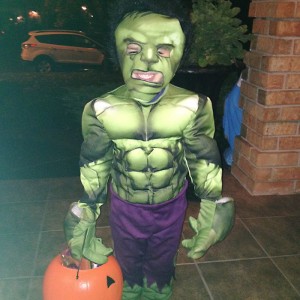 Cruz, 3 bulked up to be ready for trick or treating this year.