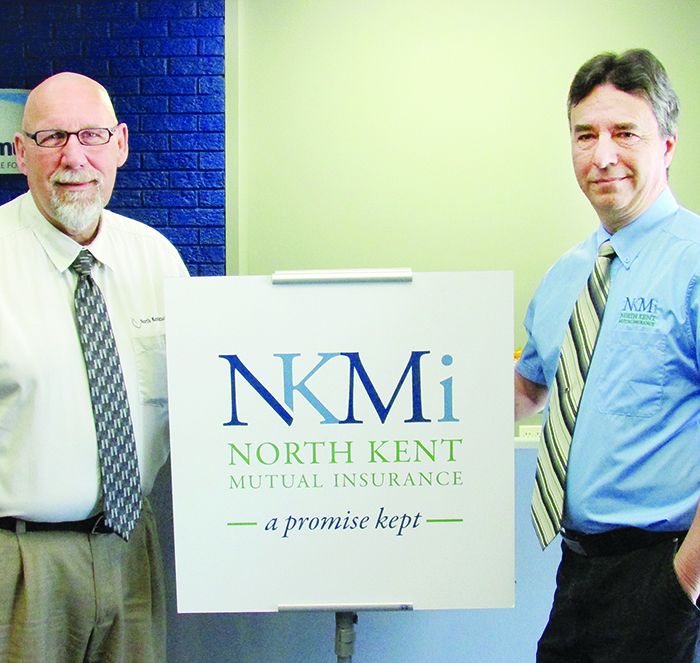 John Leeson, president and CEO of North Kent Mutual Insurance Company; and Scott Kilbride, chair of the board of directors, anticipate a smooth transition when North Kent amalgamates with Kent & Essex and West Elgin mutuals later this year.