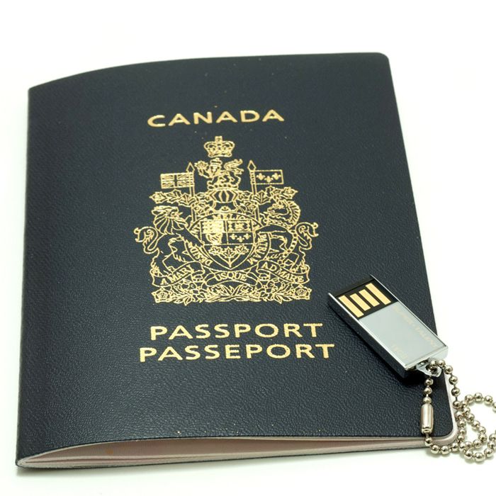 Canadian Passport and USB key