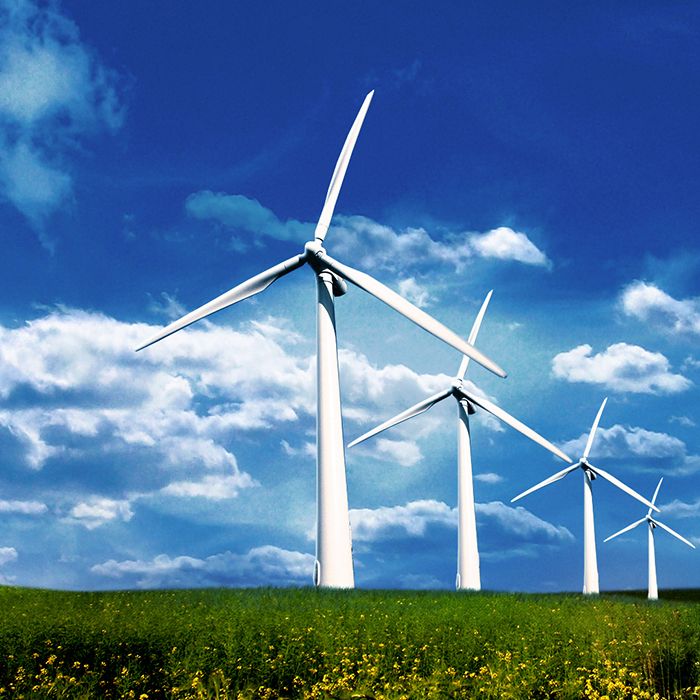 wind turbines