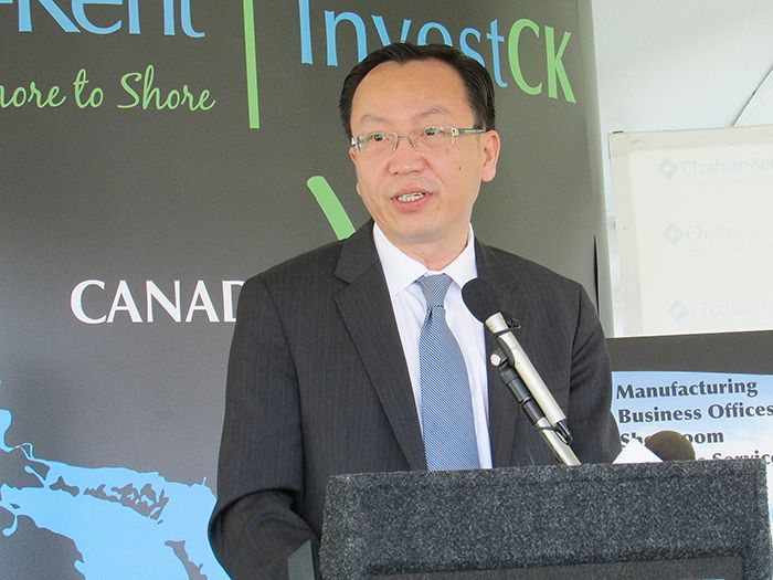 Joe Zhou, Brightenview’s CEO and executive director, discusses his 680,000 sq. ft. project that was to take up the rest of the Blenheim Business Park. Nothing has happened since the September 2014 Brightenview announcement.