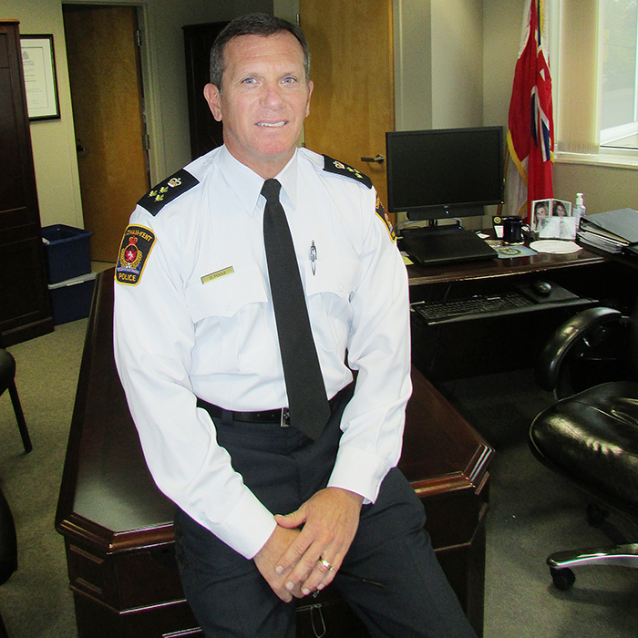 Next April, Chatham-Kent Police Chief Dennis Poole will trade in his office for the golf course, and just maybe a shallow stream or two as he retires after 34 years as a police officer.