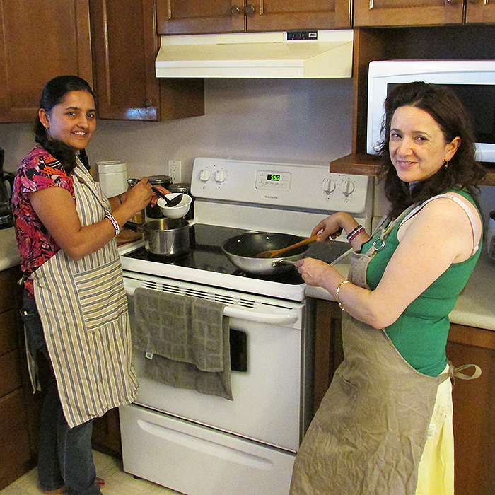Pragyan Burlakoti and Santu Dixit of Chatham are preparing a Nepalese Lunch and Auction at the WISH Centre June 14 to raise money for food and supplies in aid of earthquake victims in Nepal.