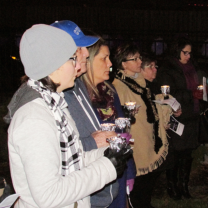 A group of local residents gathered at the Chatham-Kent Women’s Centre last week to remember women who died through violence during the last year.