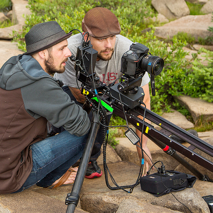 Brent Foster and Preston Kanak on location at their latest “While I’m Still Here” short film in Montana. The six-film planned project details the work of selfless individuals who make their communities better.