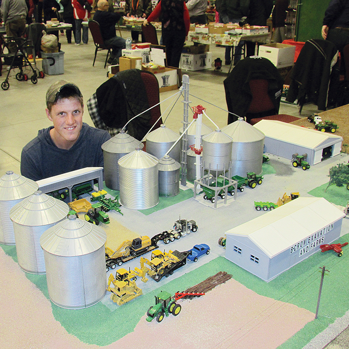 Brandon Crow’s rural landscape model impressed visitors to the annual Chatham Toy Show last weekend. The 48-foot-long display has more than 600 pieces.