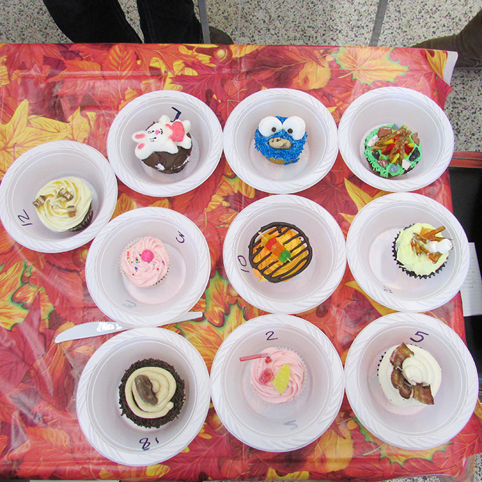 Quite the spread of cupcakes Saturday at Value Village