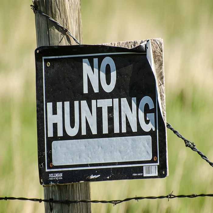 No hunting
