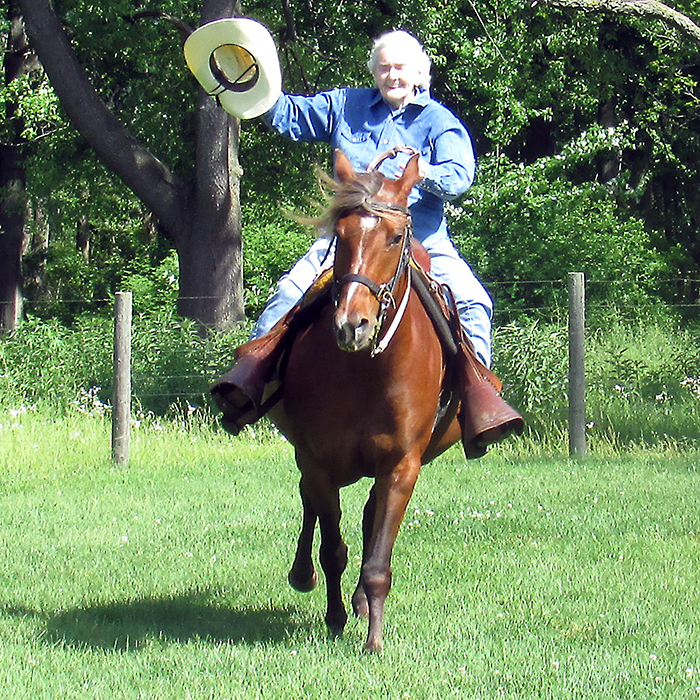 Beth Wilson, age 85, on Mia.