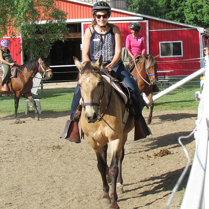 TJ Stables played host to Big Brother Big Sisters of Chatham-Kent for an evening of riding Friday. They’ve been offering up the free ride and campfire event for 30 years.