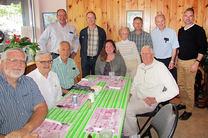  Once a month, members of the Chatham clergy visit the Shepard’s Way Inn for lunch, fellowship and a chance to chat with Theresa Nadeau, who operates the non-profit restaurant.