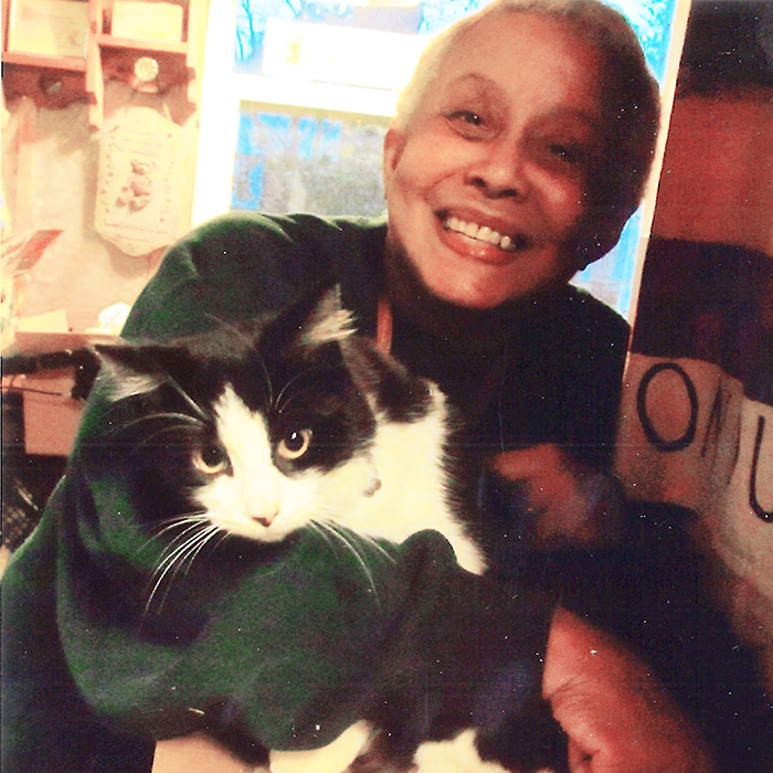 Carolyn Abney from Southfield, Mich., was very happy to be reunited with her kitten in Tilbury, thanks to Jim and Doreen Stonehouse.