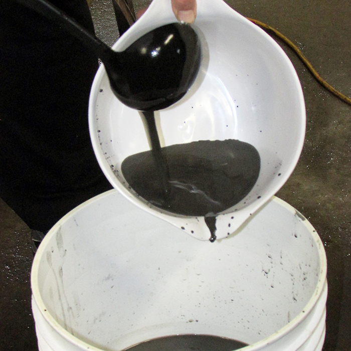 Potentially toxic black sludge was pulled from the bottom of the pressure tank of the well system belonging to Dover resident Laurier Cartier. The grassroots group Water Wells First is funding testing of the water to determine the levels of heavy metals in the water from Kettle Point black shale that makes up the bedrock under the aquifer. Neither the municipality nor the province has taken water samples despite the concerns of area residents.