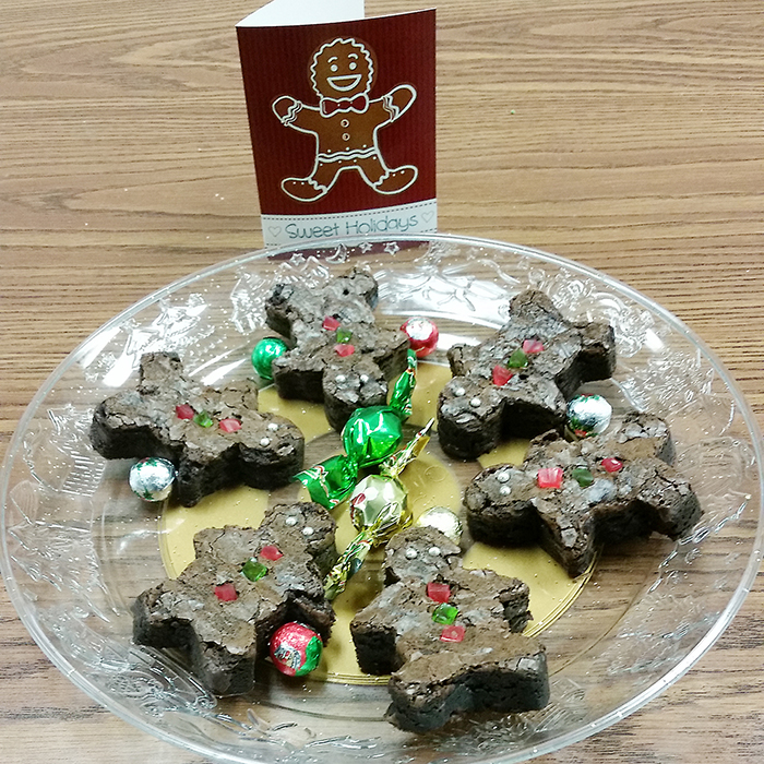 Brownie men invaded The Voice offices recently, but hungry staff members managed to, um, eliminate them.