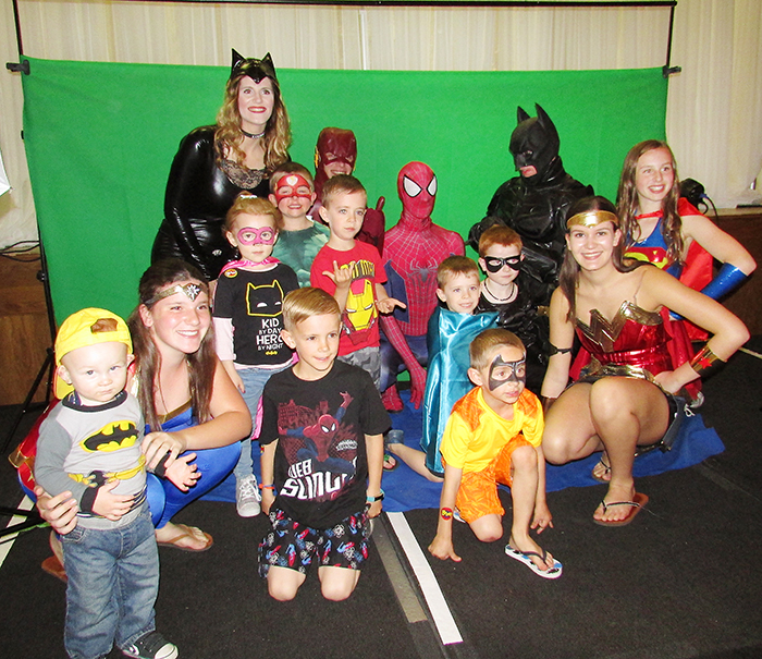 Superheroes and kids showed up in droves on Sunday to the VON’s Superheroes Power Party at Club Lentinas.
