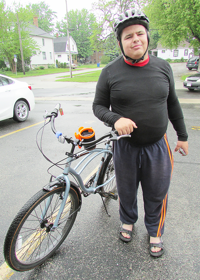 Chatham teen and Voice carrier Adam Makarich is gearing up for his ride for the kids cancer program at Sick Kids Hospital in Toronto. He is cycling from Chatham to Bothwell June 28 and is hoping people will help sponsor his ride.