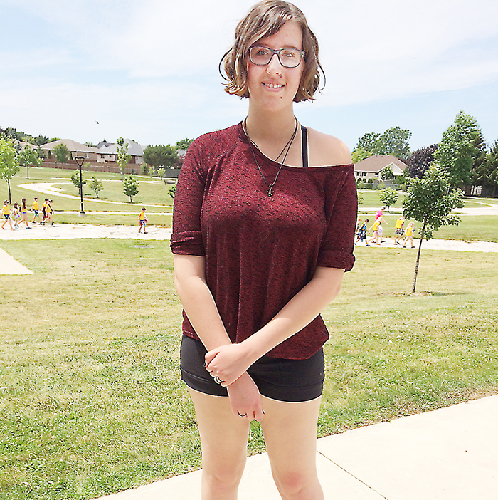 Lisa Shaw, 18, received a $1,500 scholarship recently from the Chatham-Kent Film Group as she heads to Wilfred Laurier University in Kitchener for film studies.