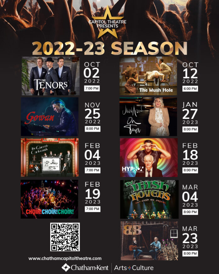 Capitol Theatre releases 2022-23 schedule | The Chatham Voice