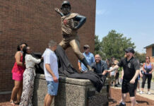 Bronze Fergie is staying put