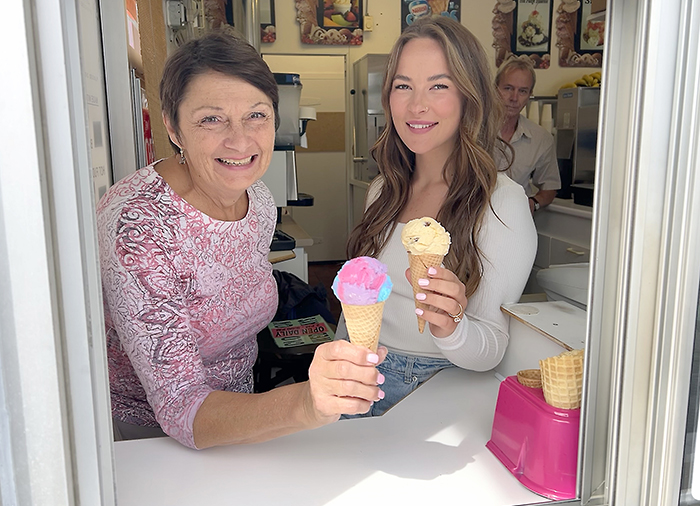 New Ice Cream Team To Run Iconic Shop The Chatham Voice   0606coneshake1web 