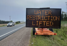 What caused the water restrictions? Read on