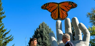 New sculpture unveiled in ’Burg