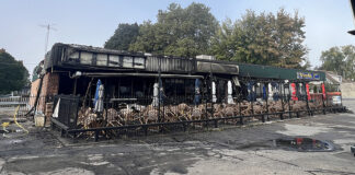 Fire totals restaurant